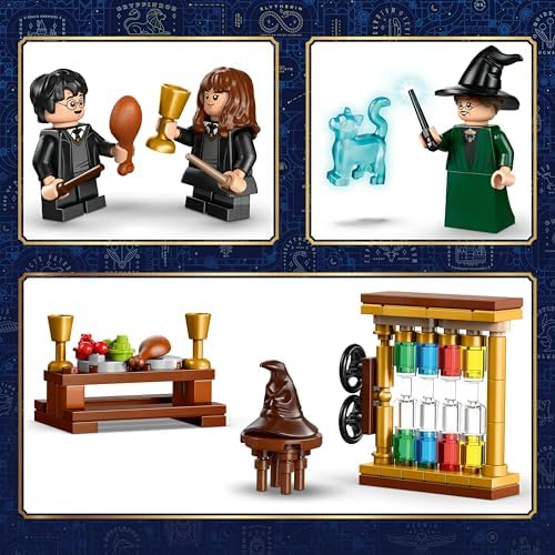 LEGO Harry Potter Hogwarts Şatosu: Seçmen Şapka Töreni 76460-7 Yaş ve Üzeri Çocuklar için Harry Potter, Hermoine ve Draco Minifigürleri İçeren Yaratıcı Oyuncak Yapım Seti, Hediye Fikri (124 Parça) - Görsel 4