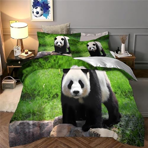 Parure de lit panda en microfibre résistante haut de gamme 200x200 - 6