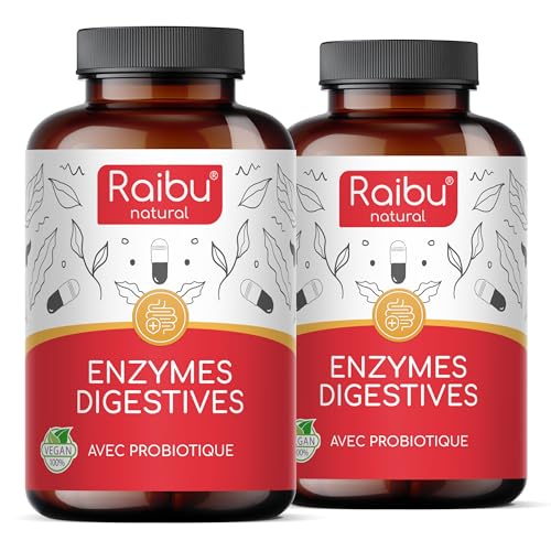Enzymes digestives gastrorésistantes avec bromélaïne pour éliminer les digestions lentes et difficiles