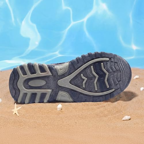 Image of DREAM PAIRS Boys Girls Closed-Toe Outdoor Summer Water Sport Sandals for Toddler /Little /Big Kid