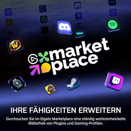 Corsair Galleon 100 SD RGB Mechanische Kabelgebundene Gaming-Tastatur | QWERTZ DE, Stream Deck-Integration, MLX Pulse Hot-Swap-Tastenschalter, FlashTap SOCD, 8000Hz
