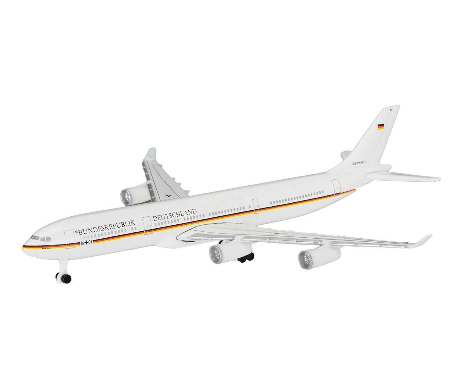 Schuco 403551666 BRD Konrad Adenauer, A340 1: 600 Scale Model Aircraft