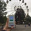 Handheld Geiger Counter Nuclear Radiation Detector,Personal Dosimeter Beta Gamma X-ray Data Tester, LCD Radioactive Detector,Black
