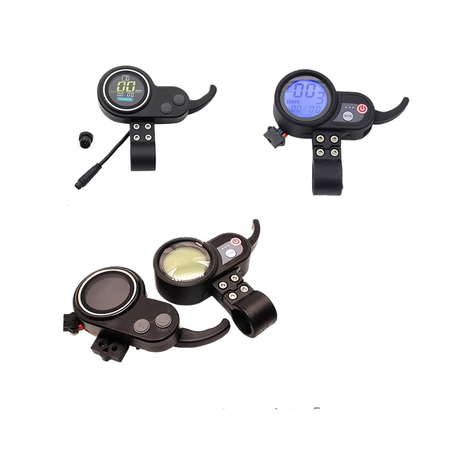 JP Acceleratore 36V 48V 52V 60V Display LCD universale, for SPEEDWAY RUIMA MINI4 Scooter Janobike, for parti di scooter elettrici FLJ Dualtron Schermo di visualizzazione per monopattino elettr
