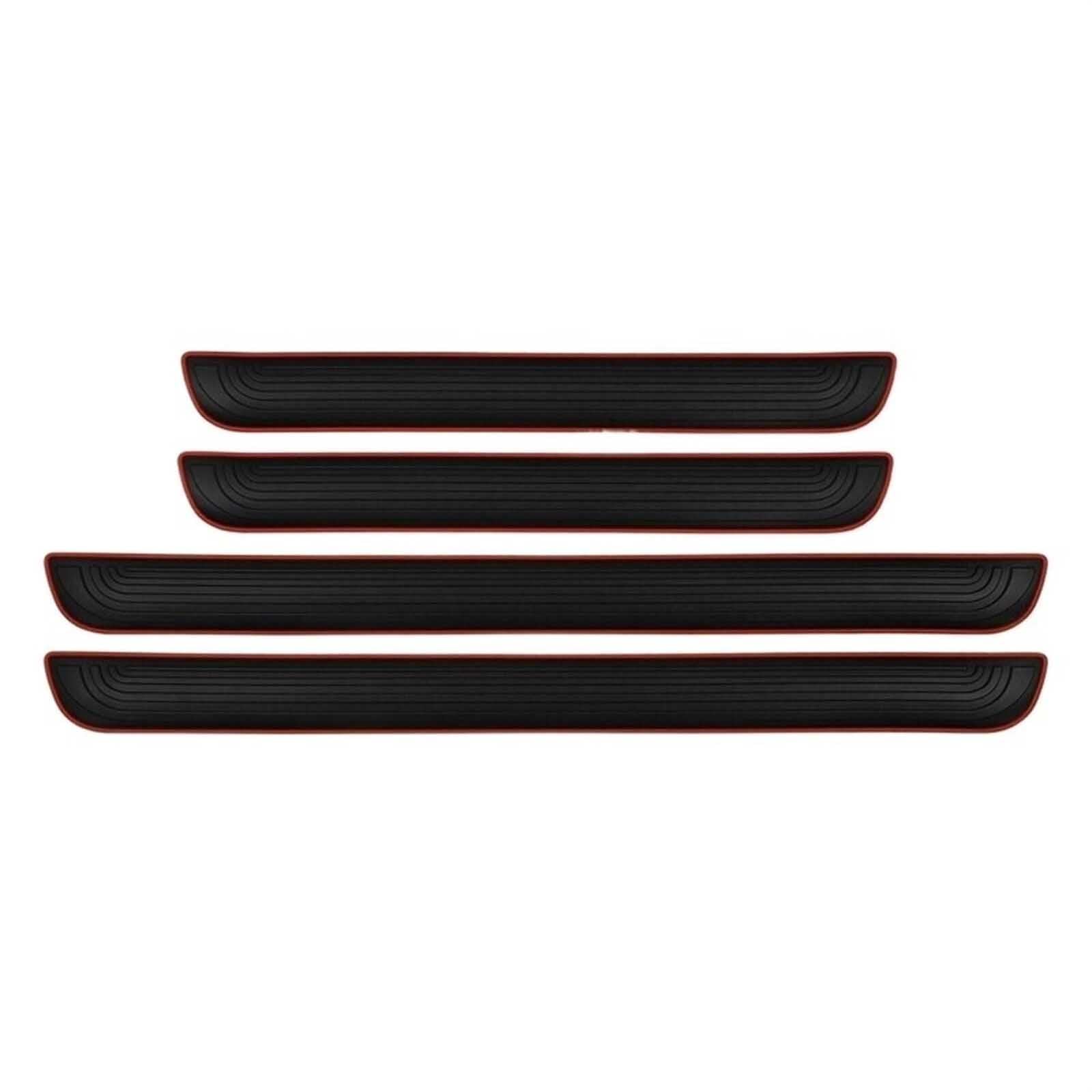 4 Stuks Auto Deurdorpel Beschermstrips voor 2000-2010 Alfa Romeo 147