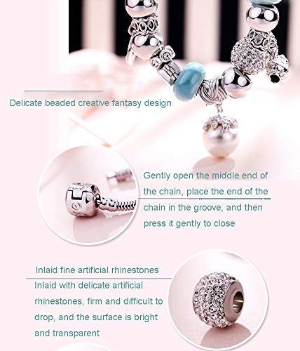 Pulsera de cristal para mujer que no daña la piel sensible 5