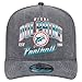 New Era Men's Black Miami Dolphins Throwback Washed A-Frame 9FIFTY Snapback Hat