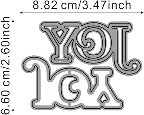 Miniatura 8 de DzIxY Happy Birthday Abrazos Palabras Troqueles de corte de metal para hacer tarjetas, kit de papel de relieve, troquelados, plantillas de máquina