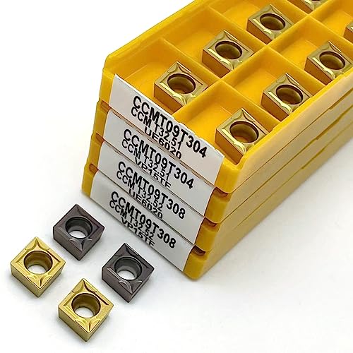 Juego 10 Piezas Fresas Carburo CCMT09T304 VP15TF miniatura 3