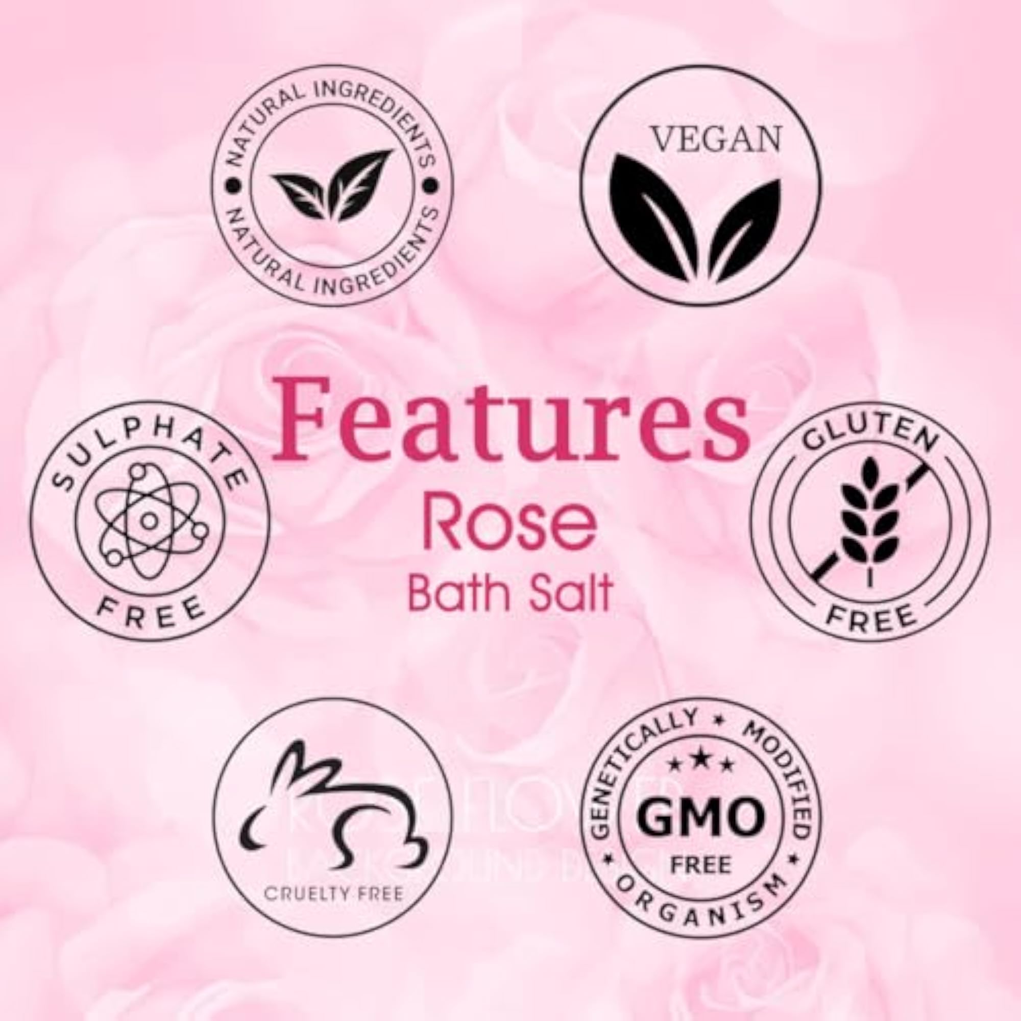 Vedic Ayurveda Lemongrass & Rose Bath Salt Combo