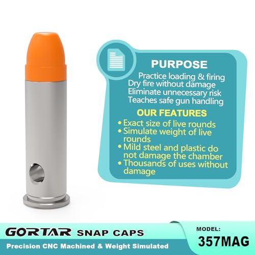 Image of Snap Caps Training Dummy Rounds Practice Safe Loading Firing Close to Real Weight