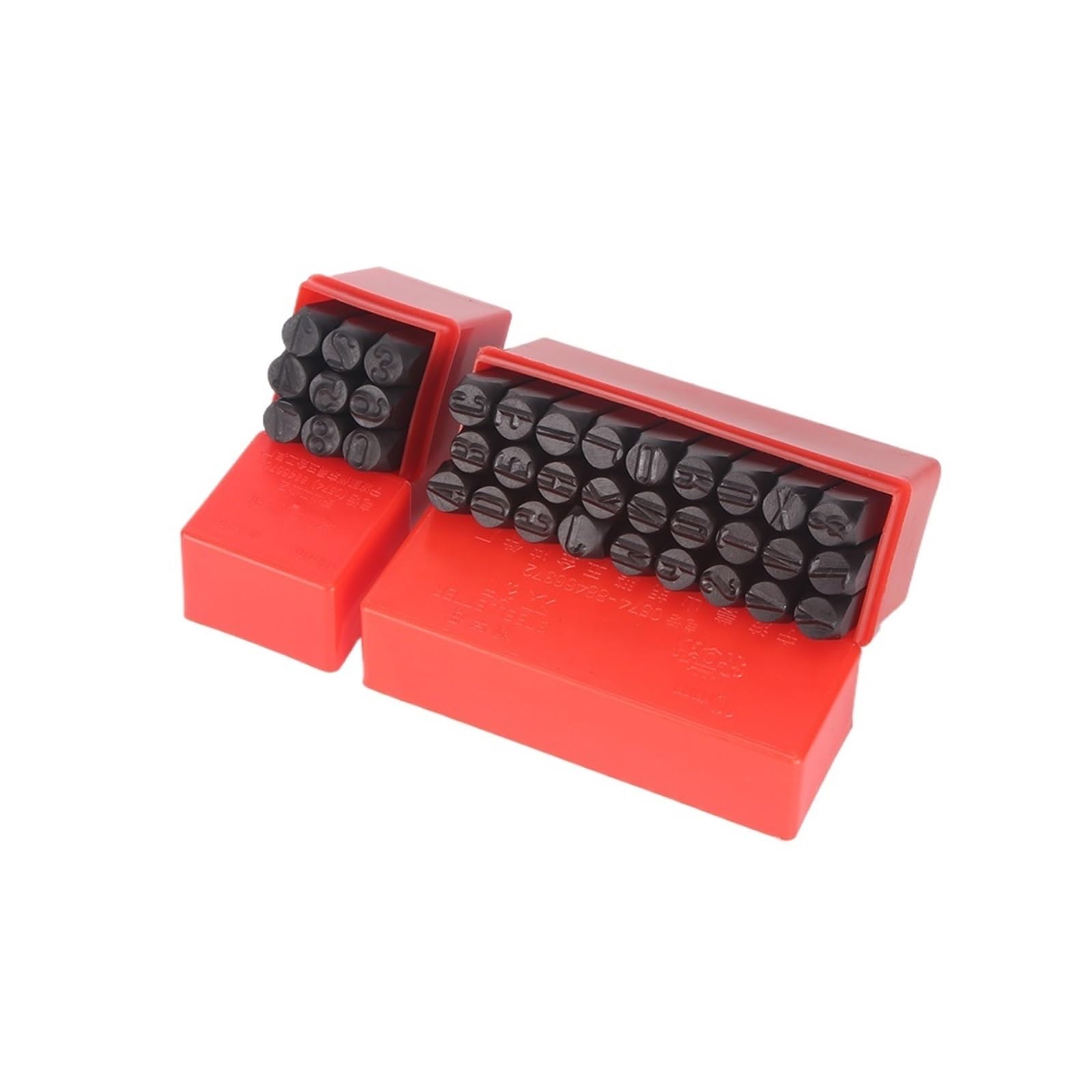 Leather Letter Stamp Set 8/10/12.5mm Alphabet Stamp Set Number & Letter Stamping Punch Kit Steel Die Embossing DIY Jewelry Leather(10mm Letters Numbers)
