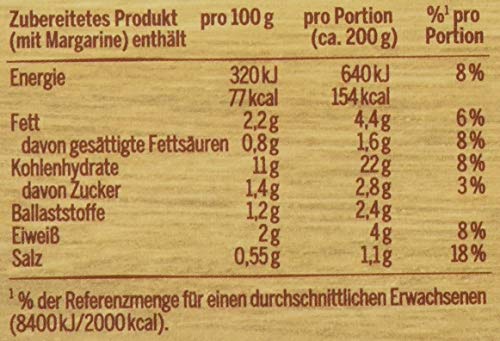 Pfanni Stampf Kartoffeln fast wie selbst gemacht für ein leckeres Kartoffelgericht mit 100% deutschen Kartoffeln 6x 183 g