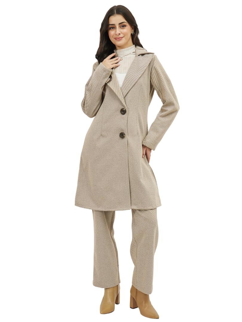 athena lifestyle Striped Tweed Blazer Coord-picture-8