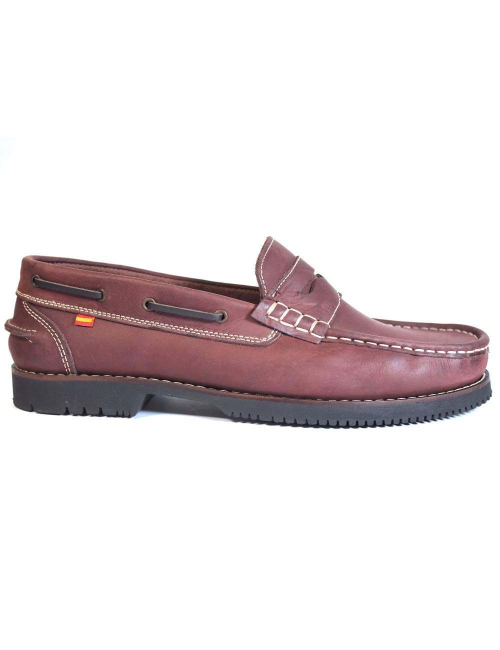 Zapatos para Hombre Fabricados en Piel Línea Apache Antifaz Burdeos