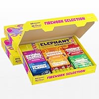 Inevitable Party Diwali Firework Selection Box - 60 Fireworks plus 25 Handheld Sparklers - CAT F1 Low Hazard