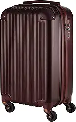 Mala de Bordo em ABS Com 4 Rodas 360 - Roncalli Manaus (Vinho)