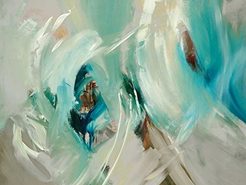 Toile encadrée paysage abstrait Bella Sarah Stockstill pour une ambiance sereine