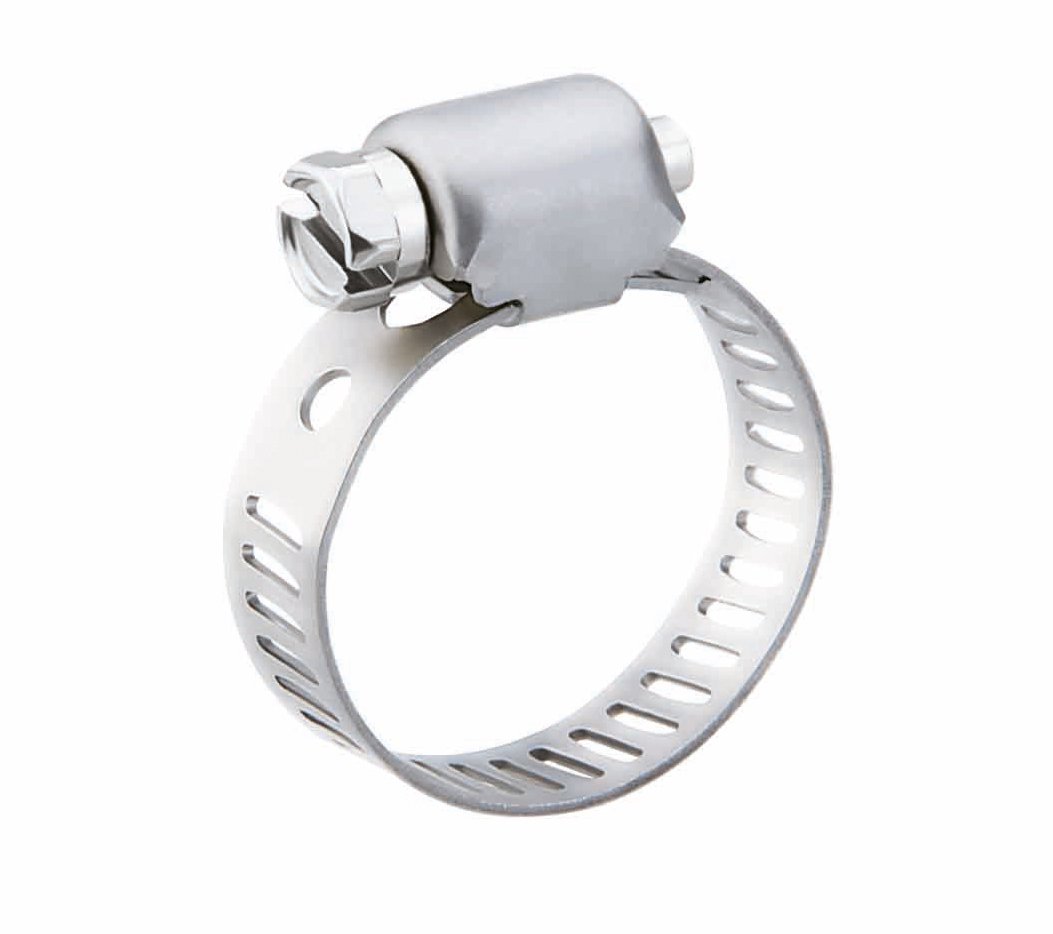 Breeze Miniature Stainless Steel Hose Clamp, Worm-Drive, SAE Size 10, 9/16