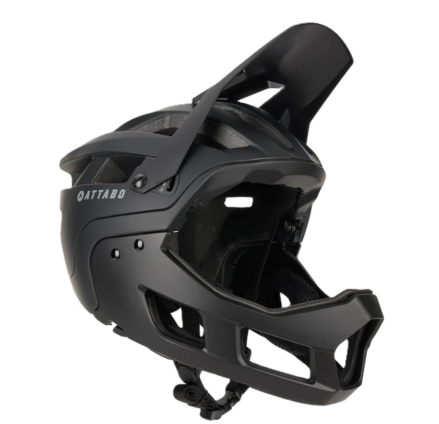 ATTABO State 2.0 Integralhelm - Leichter In-Mould, PC + EPS, 19 Belüftungsöffnungen, abnehmbare Backe, 55-61 cm Verstellung, herausnehmbare Polsterung, reflektierendes Logo