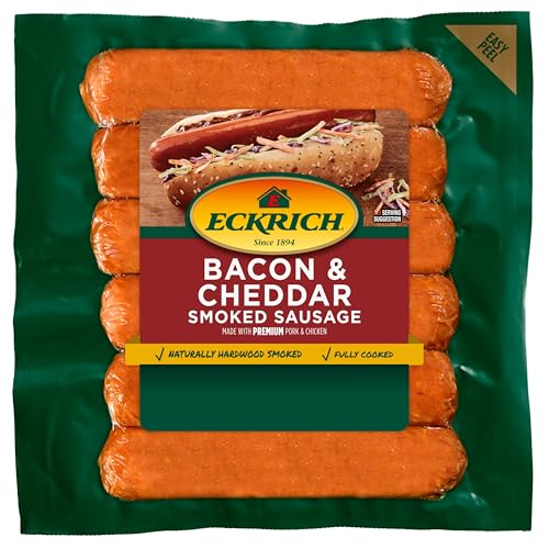 Eckrich Bacon and Cheddar Smoked Sausage Links, 13 oz