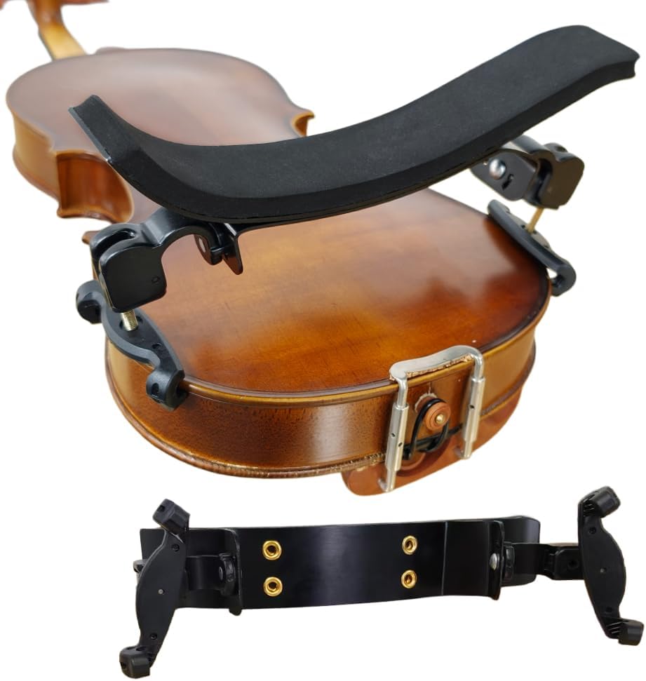 Advanced Violin Shoulder Rest for 4/4 size,Collapsible and Height Adjustable Feet, Violin universal Type Violin Parts