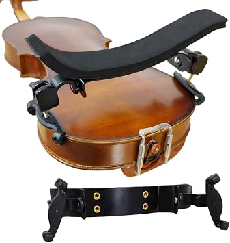Advanced Violin Shoulder Rest for 4/4 size,Collapsible and Height Adjustable Feet, Violin universal Type Violin Parts