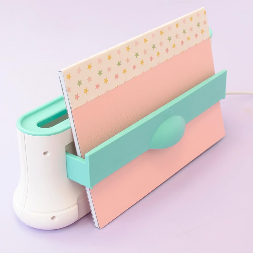 Craftelier - Macchina di rilegatura termica con 3 filetti di rilegatura a colori, per progetti di scrapbooking, diari fai da te, quaderni, documenti o album fotografici, capacità di 200 fogli
