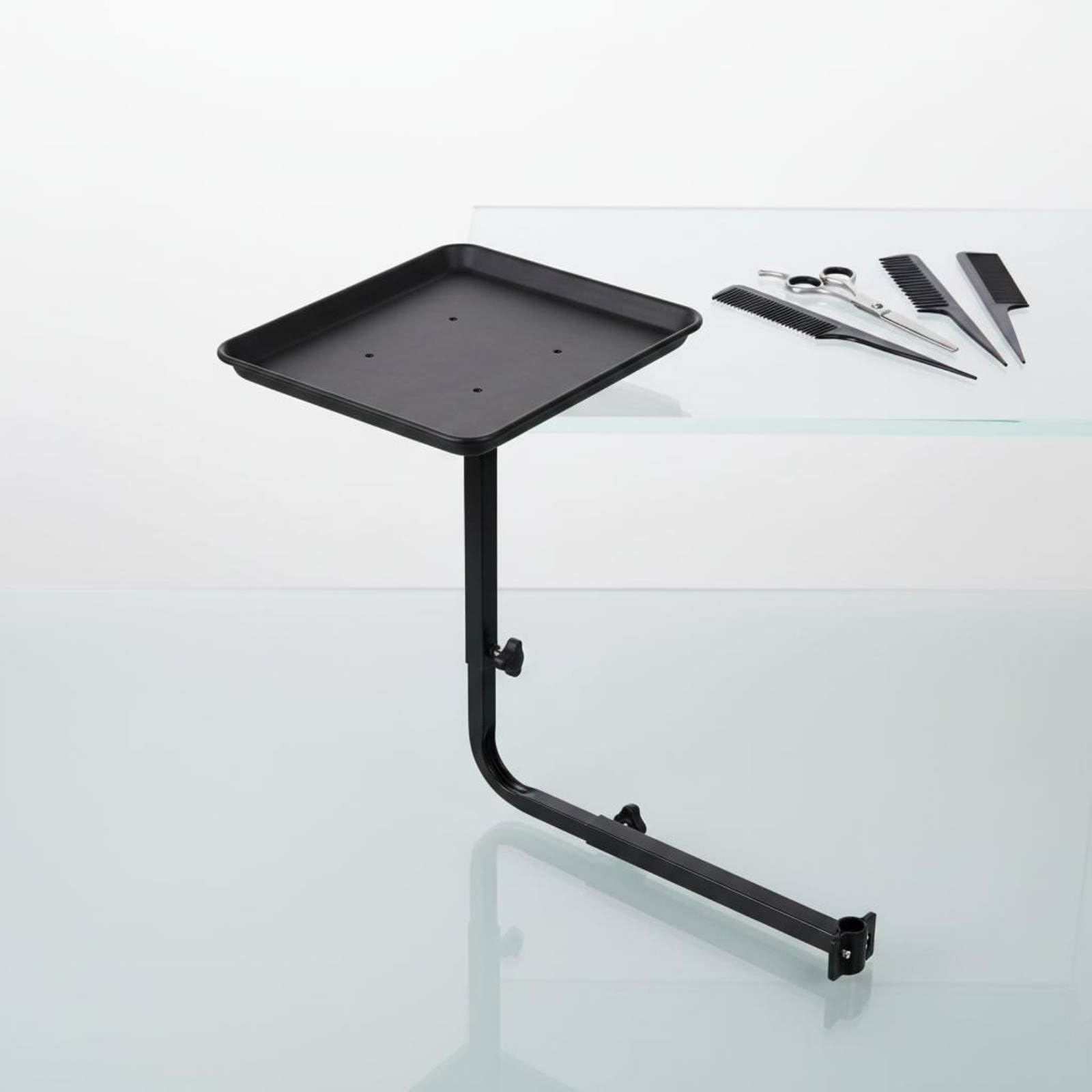 rockible Plateau de Salon de Coiffure Facile à Installer Tablette Latérale Chaise Stable pour Coiffeurs