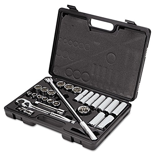 26-Piece Mechanic's Tool Set, SAE, 1/2
