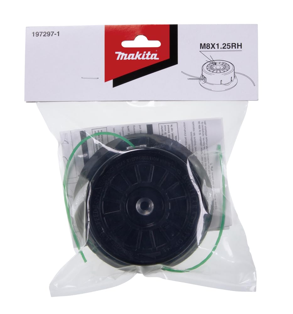 Fil Coupe-broussailles Makita Fil Nylon Coupe-Herbe 2.0mm - Double Embout Pour Dur364l - Accessoire Origine 197297-1 Fil Coupe Herbe Makita