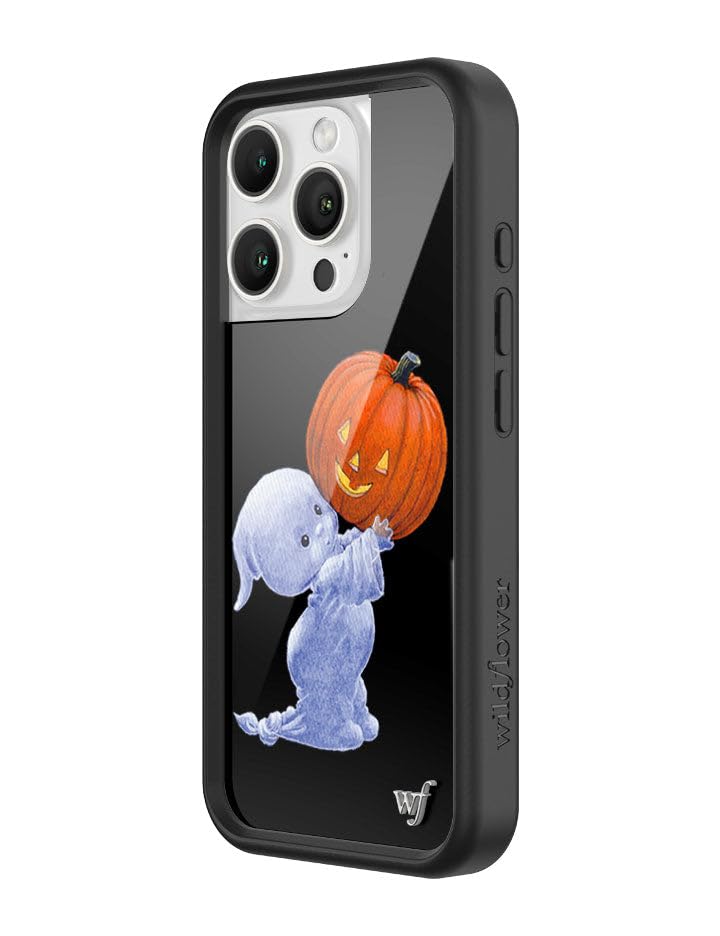 Image of Wildflower Cases - iPhone 16 Pro Compatible - Boo | Impact-Certified 6.5 ft Drop Protection Case, Raised Protective Bumper, Cute Aesthetic Design, Women-Owned Small Business