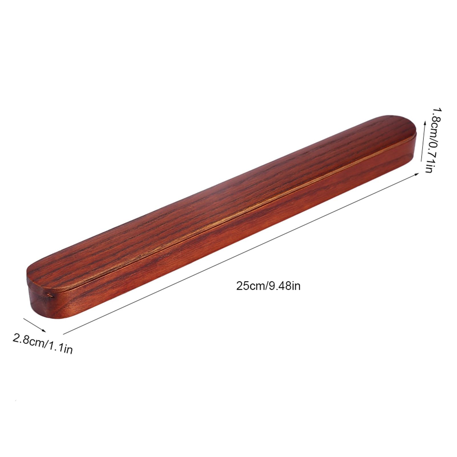 BuyWeek Juego de palillos de madera, 25 × 2,8 × 1,8 cm, madera con caja de almacenamiento extensible para casa, oficina, escuela