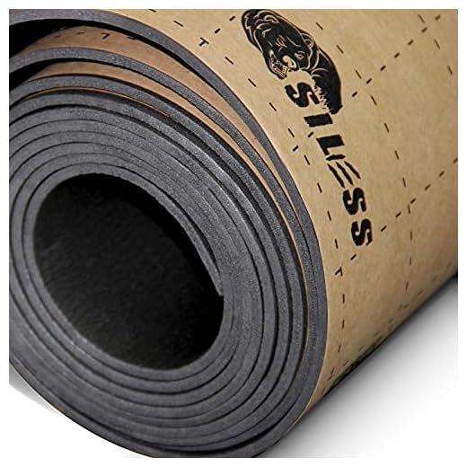 Siless Liner 157 (4 mm) mil 36 sqft Car Sound Deadening Closed Cell Foam & Heat Insulation mat - PE Foam Sound Deadener Material & Heat Barrier
