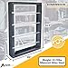 AdirPro Wire Spool Rack - Superior Strength Wire/Cable Dispenser - Conduit Display & Storage for Electrical Industrial & Retail Use (4 Rods, Grey)