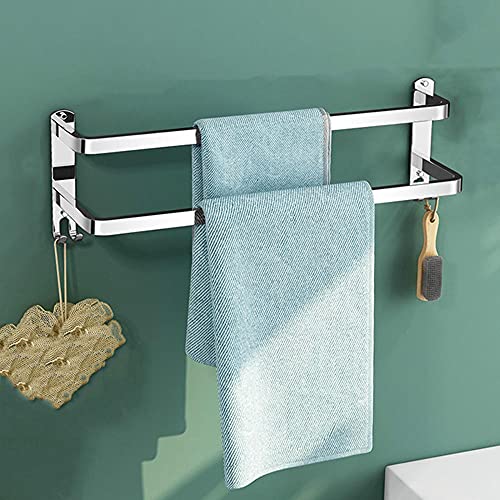 Porte-serviettes avec crochet pour salle de bain familiale sans percer le carrelage