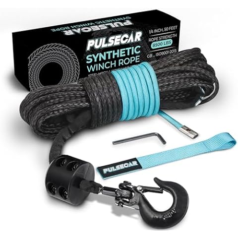 Pulsecar Synthetic Winch Rope Kit Cover
