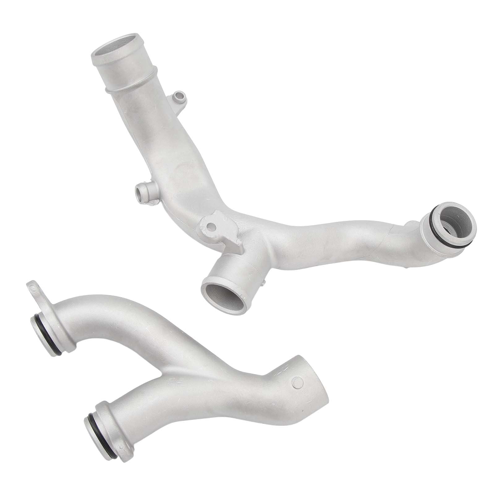 Akozon Rury Wylotowe Płynu Chłodzącego ze Stopu Aluminium LR090630, Zestaw Rur Układu Chłodzenia wodą Chłodnicy do Jaguara F?Type, F?Pace, XF, XE, XJ, i Sport Velar
