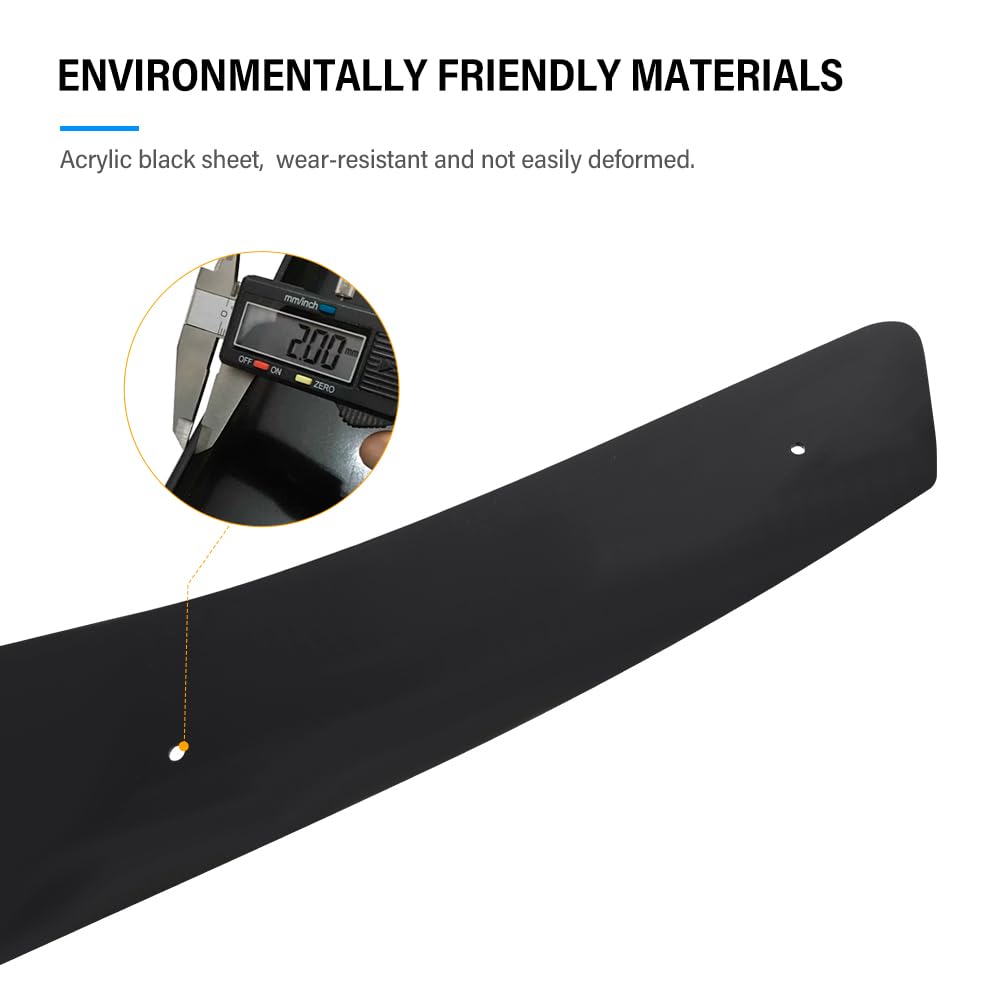 Protector de capó para Toyota Hilux 2012 – 2015 Life, Comfort, Executive Todas las Cabinas, Pickup, Deflector de capó, acrílico PMMA resistente a los rayos UV, resistente a la intemperie, color