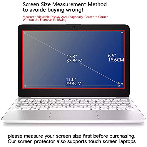 Image of FILMEXT 2 Pack 13.3 inch Laptop Screen Protectors | Eye Protection, Anti Glare, Anti Blue Light, Compatible with HP /DELL /Asus /Acer /Sony /Samsung /Lenovo /Toshiba /Razer 16:9 Display