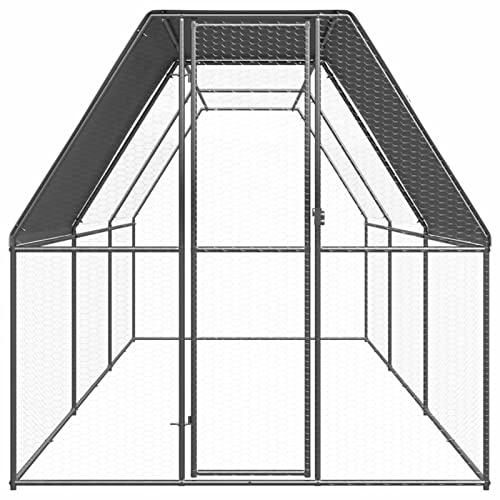 Tidyard Outdoor-Hühnerkäfig Hühnerstall Freilaufgehege Kleintierstall Hühnerhaus Dach Outdoor Geflügelstall, für… – Bild 3