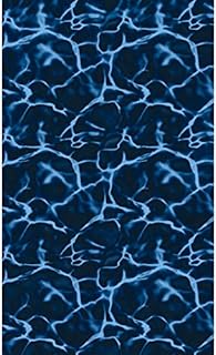 Blue Wave NL502-20 Standard Gauge Evening Bay Round Overlap Steel Wall Swimming Pool Liner, 15-FT
