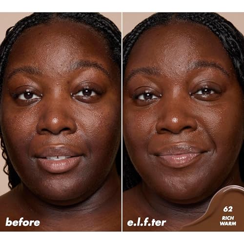 Image of e.l.f. Soft Glam Satin Concealer, Medium Coverage For Blemishes & Under-Eye, Crease-Resistant, Long Lasting, Vegan & Cruelty-Free, 62 Rich Warm