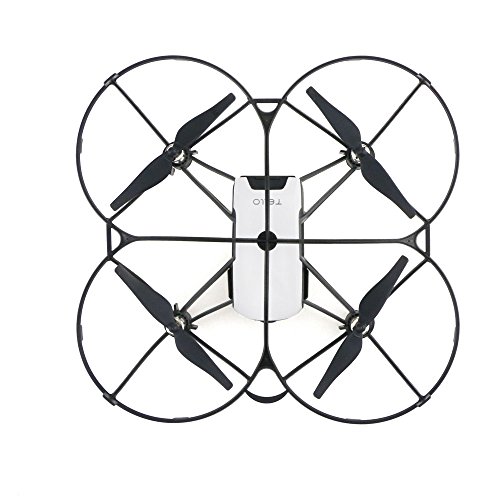 Preisvergleich Produktbild Voller Schutzflug PropellerSchutz ,routinfly für DJI Tello Drohnen zubehör (Schwarz, 1pcs)