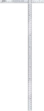 Johnson Level & Tool 54" Aluminum Drywall T-Square with Extra-Thick Blade