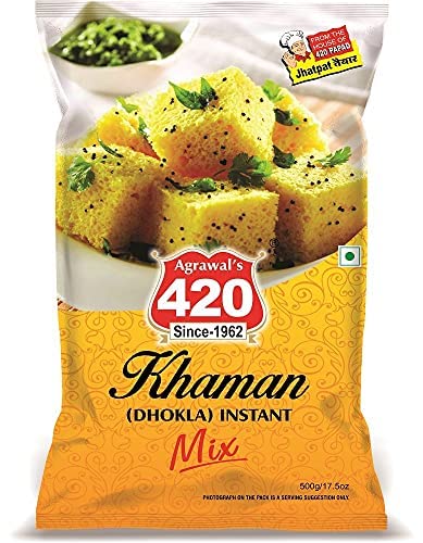 Agrawals 420 Since 1962 Khaman (Dhokla) Instant Mix (Value Pack 1 Kg)(2Pc Of 500G) (B0BW4DWR2K) Amazon Price History, Amazon Price Tracker
