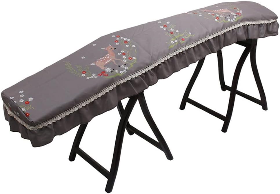 SUNSURE Guzheng Dust Cover Universal Chinese Zither Cover Premium Cloth Art Guzheng Piano Cover Musical Instrument Accessories for Guzheng Guqin Piano Keyboard (Print Flower 3)