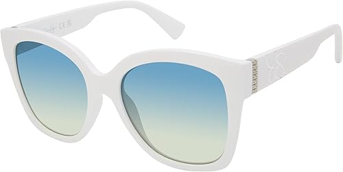 Jessica Simpson J6123 - Lentes de sol rectangulares de gran tamaño para mujer con protección UV 100 Regalos glamorosos para ella 2087in
