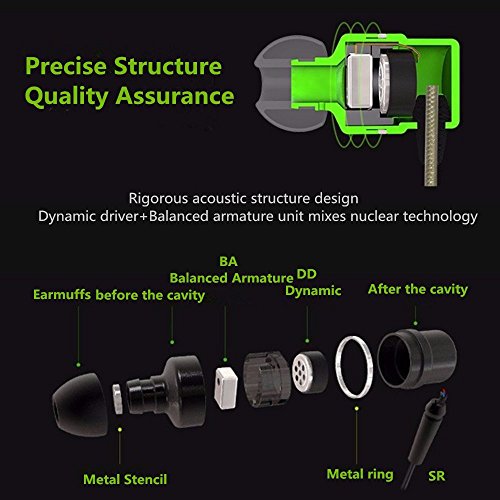 Yinyoo Auricolari In-Ear con microfono, Auricolari...