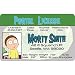 Signs 4 Fun Nrmidm Morty's Driver's License